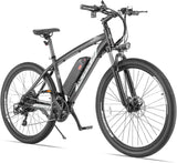 ANCHEER E Bike, 27,5" Trekkingrad E-Bike mit 36V 10.4Ah Akku, Pedelec E-Mountainbike für Erwachsene