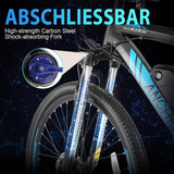 ANCHEER E Bike, 27,5" Trekkingrad E-Bike mit 36V 10.4Ah Akku, Pedelec E-Mountainbike für Erwachsene